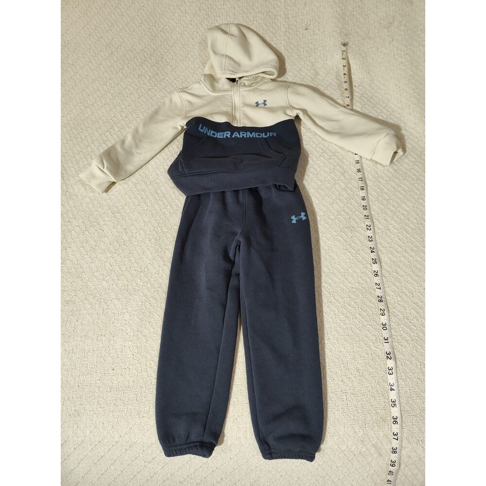 Under Armour Toddler Quarter Zip & Joggers Navy Blue Set Size 4T (837)